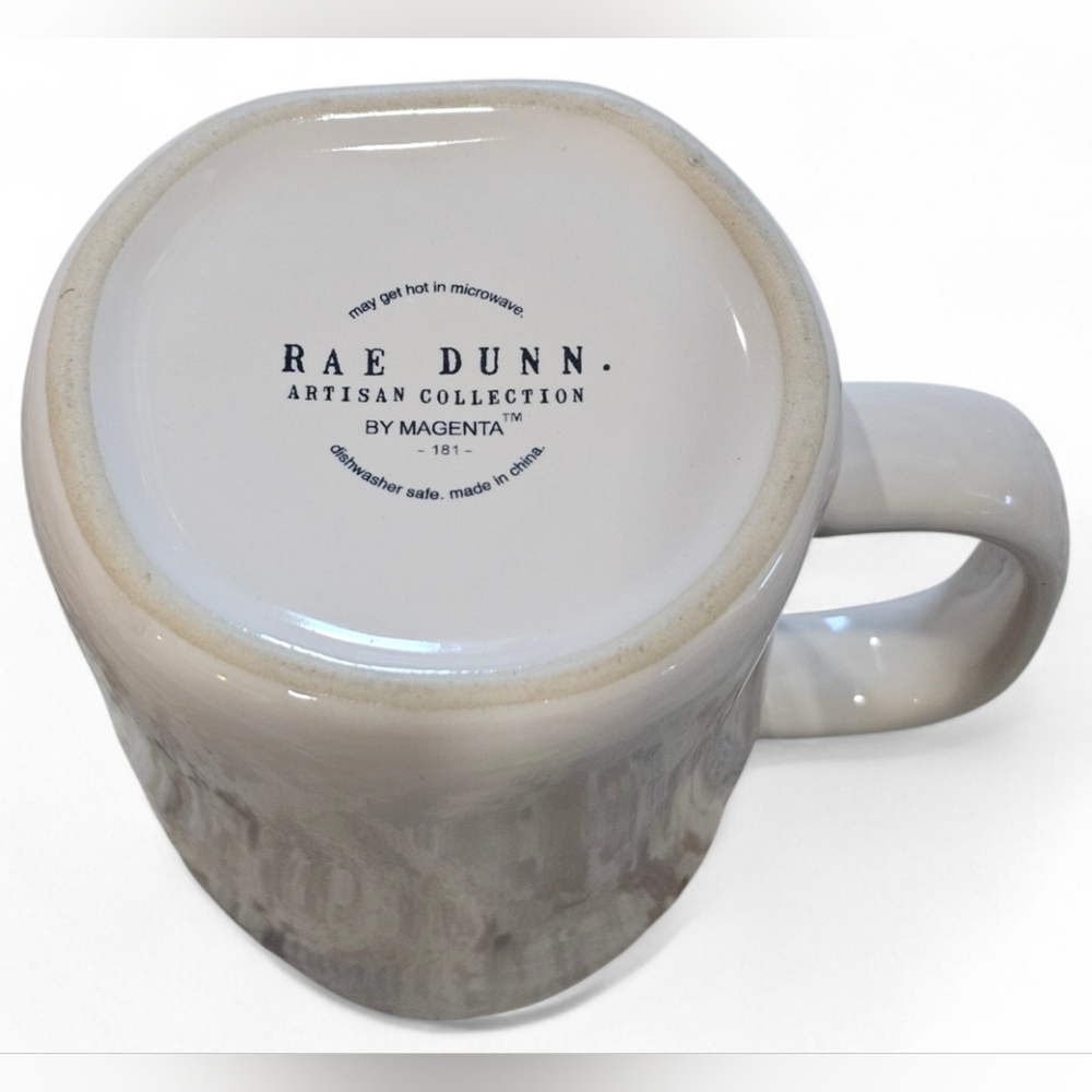 Rea Dunn Ceramic Mug with 'Stay Wild' Text. New With Out Tags - Picture 3 of 3